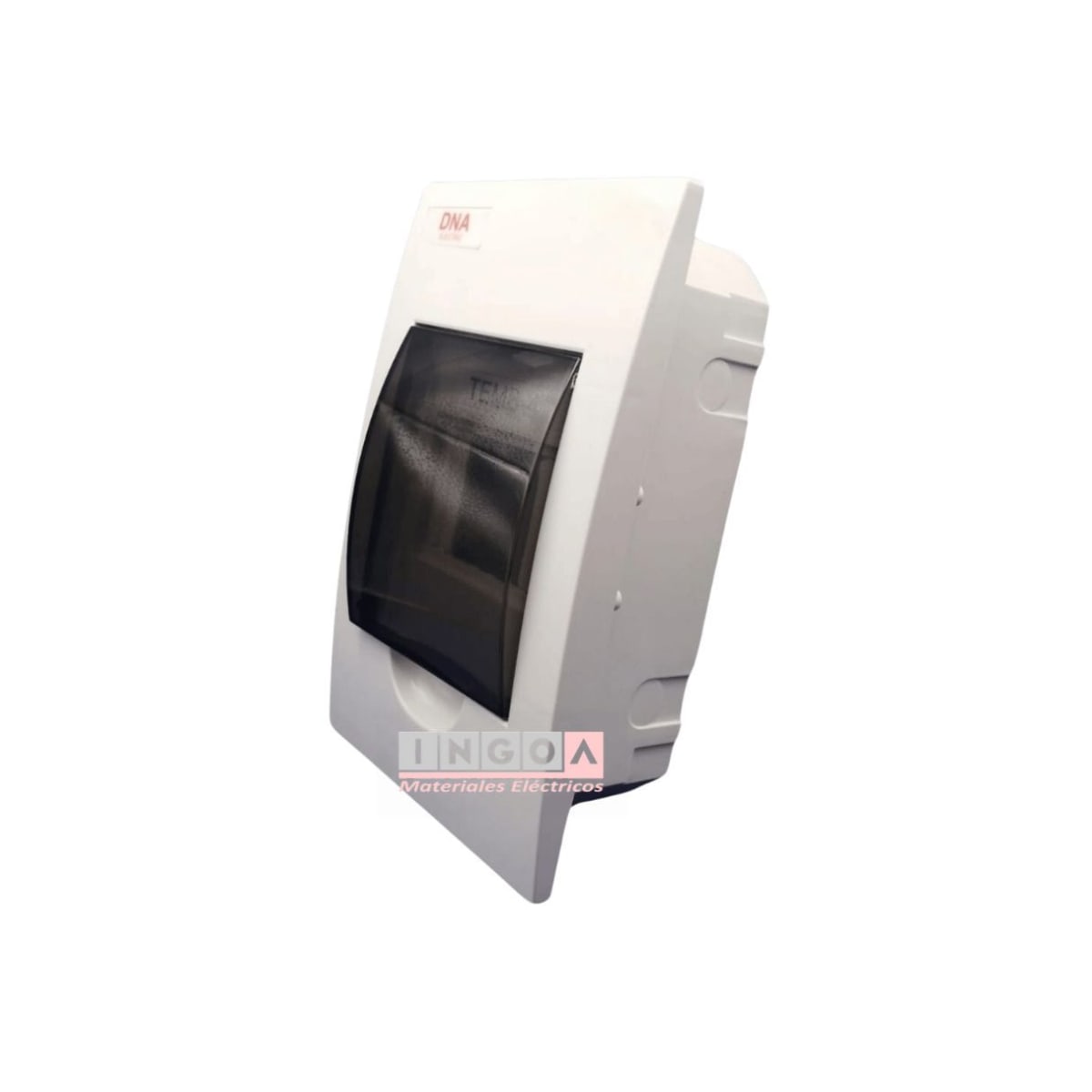 Tablero Plastico 4 Modulos Embutido Libre Halog. Tapa Humo4