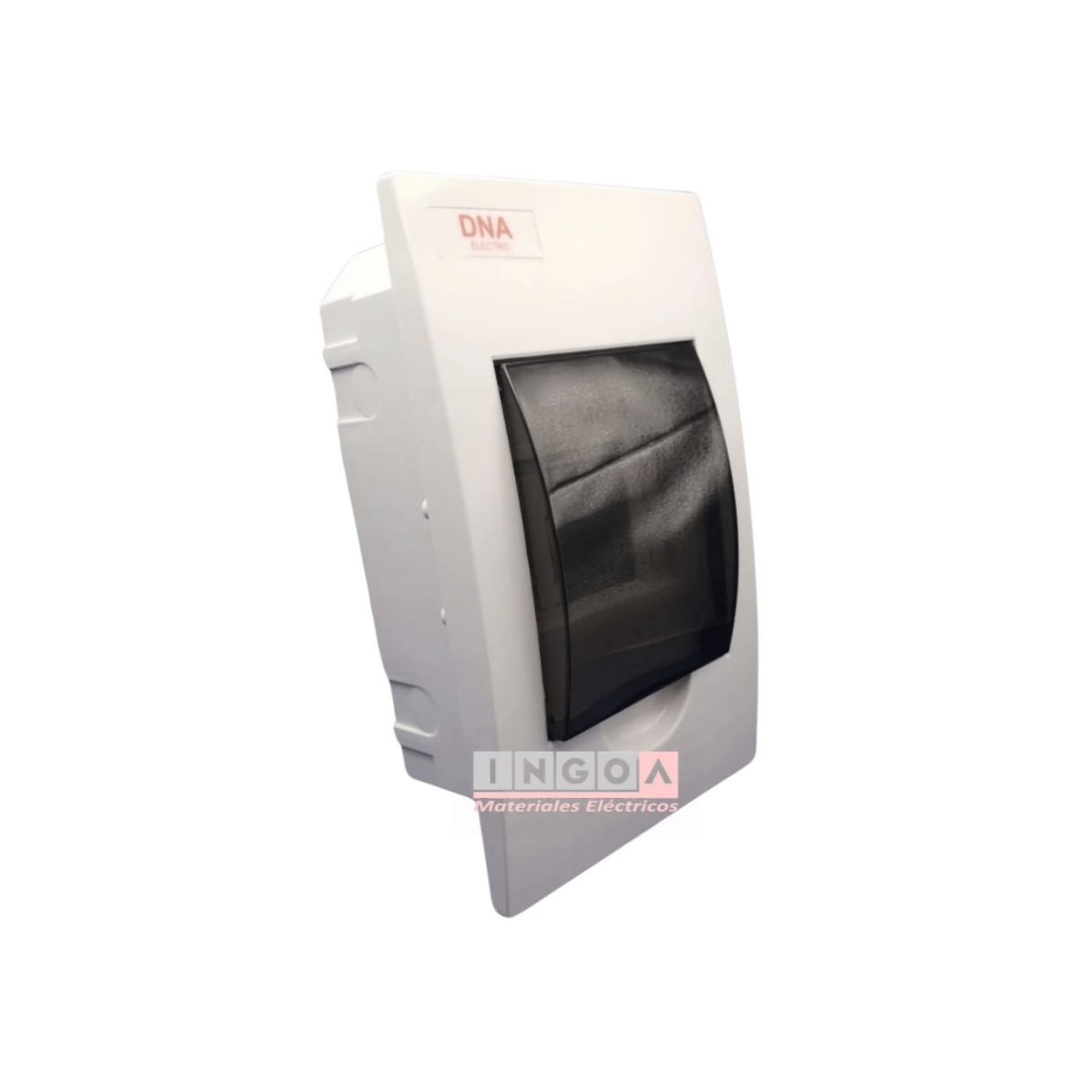 Tablero Plastico 4 Modulos Embutido Libre Halog. Tapa Humo5