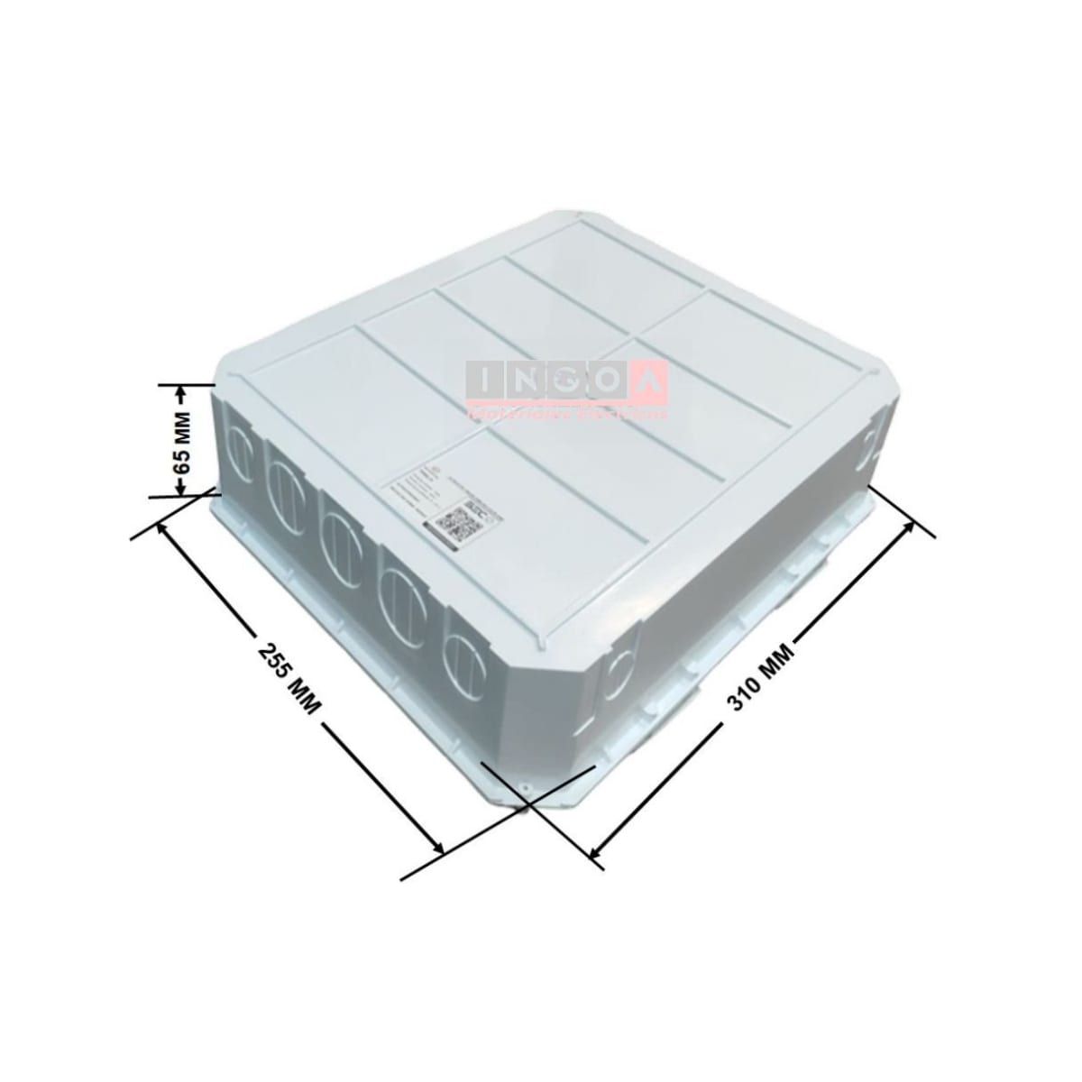 Tablero Plastico 24 Modulos Embutido Libre Halog. Tapa Humo12