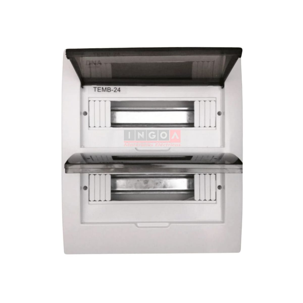 Tablero Plastico 24 Modulos Embutido Libre Halog. Tapa Humo - Vista 6