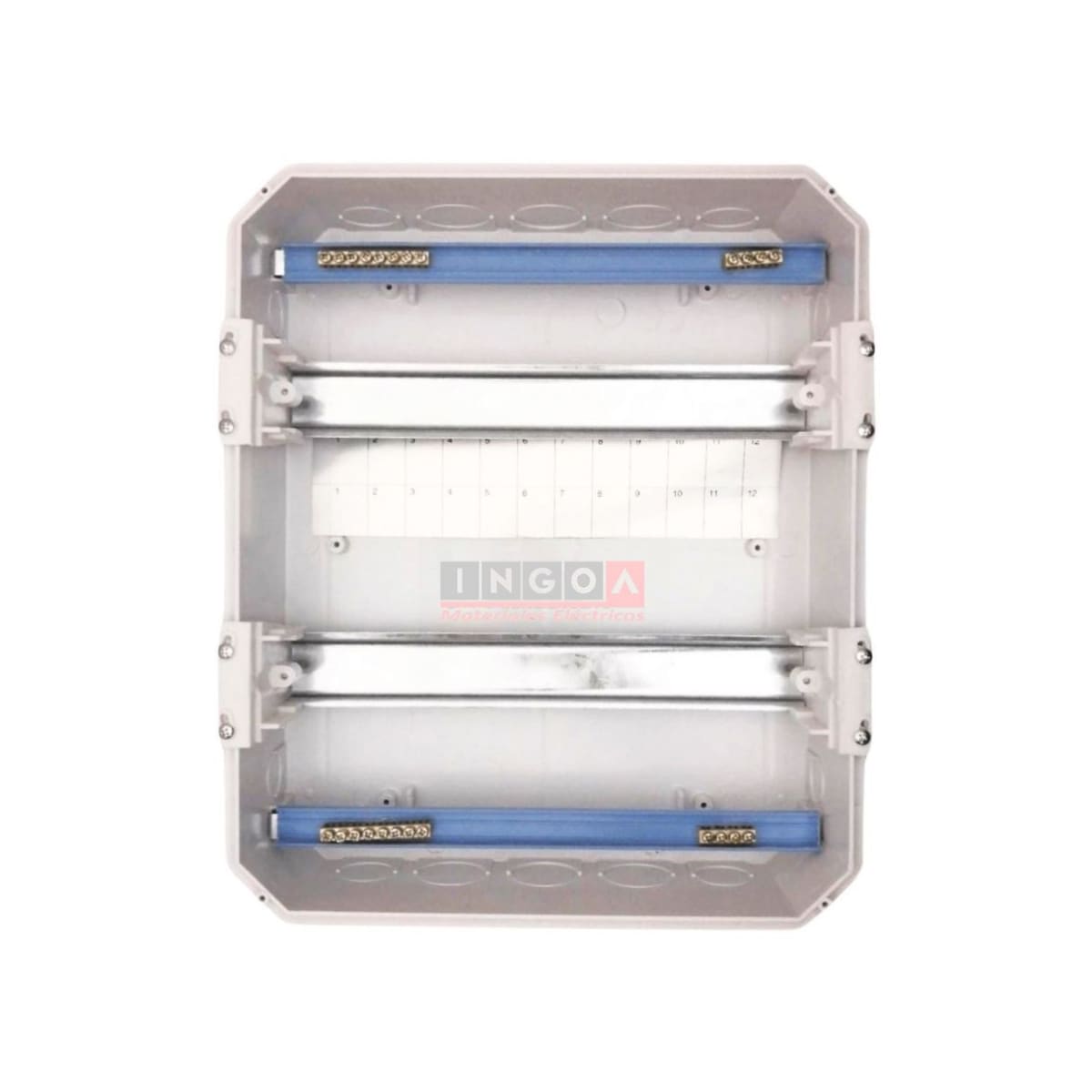 Tablero Plastico 24 Modulos Embutido Libre Halog. Tapa Humo - Vista 7