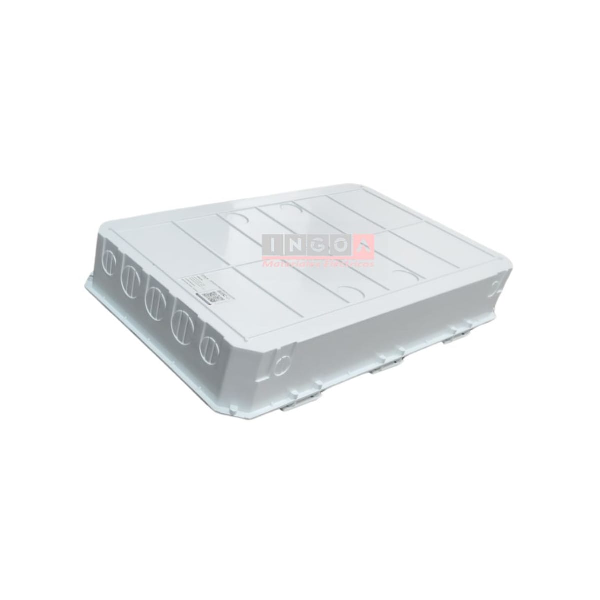 Tablero Plastico 36 Modulos Embutido Libre Halog. Tapa Humo10