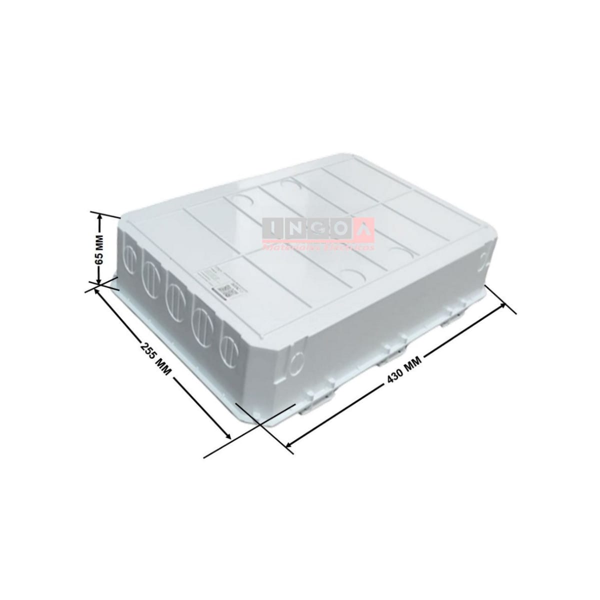 Tablero Plastico 36 Modulos Embutido Libre Halog. Tapa Humo12
