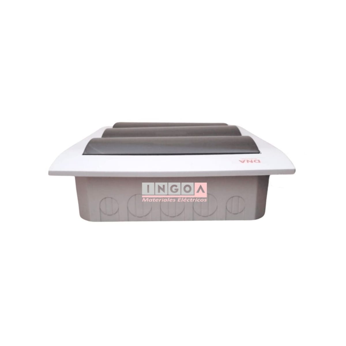 Tablero Plastico 36 Modulos Embutido Libre Halog. Tapa Humo - Vista 4
