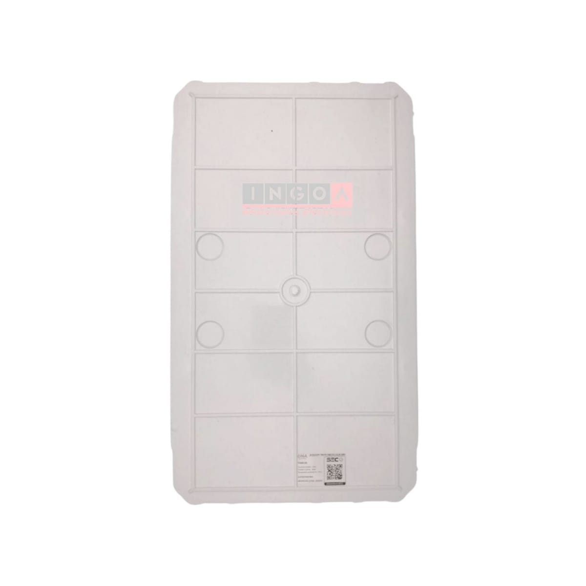 Tablero Plastico 36 Modulos Embutido Libre Halog. Tapa Humo - Vista 8