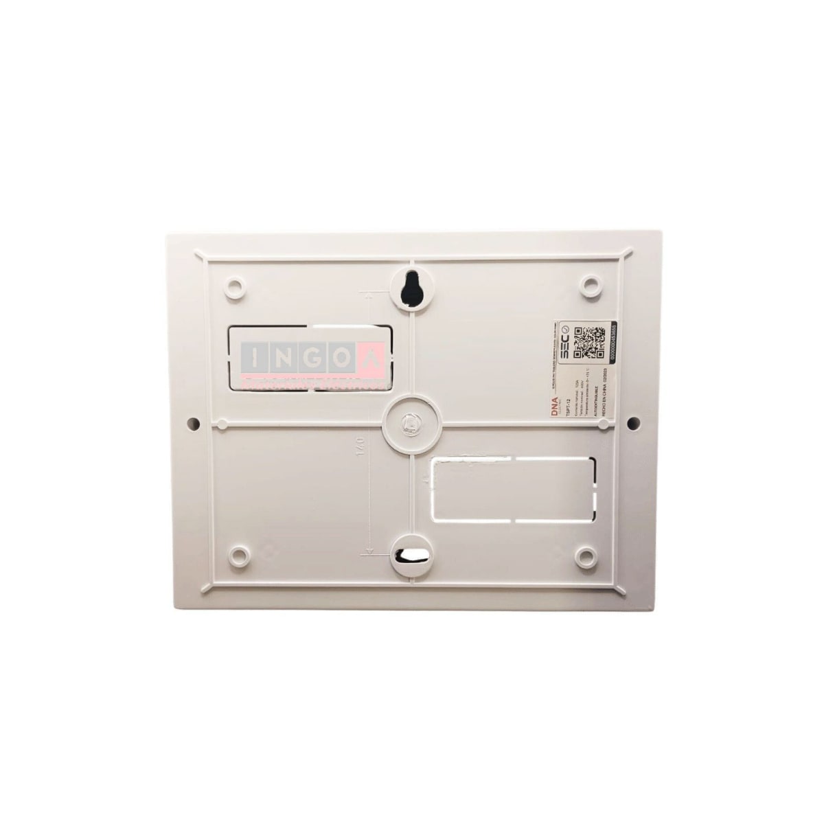 Tablero Plastico 12 Mod. Sobrep. Libre Halog. Tapa Humo10