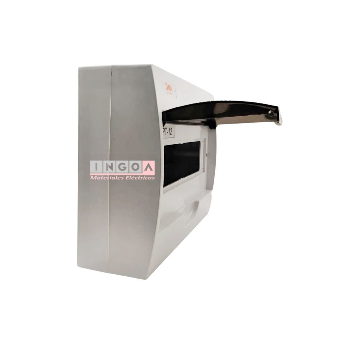 Tablero Plastico 12 Mod. Sobrep. Libre Halog. Tapa Humo - Vista 4