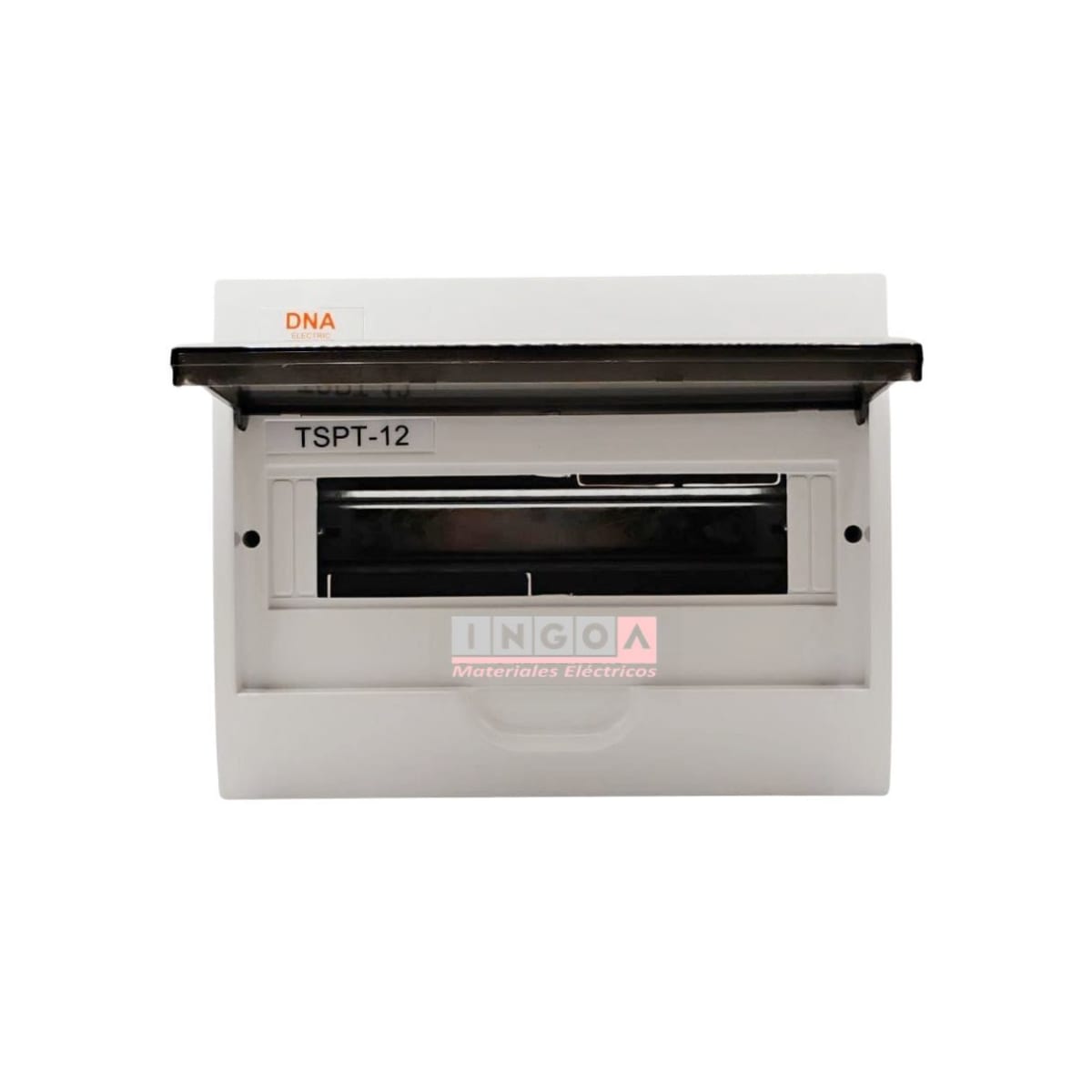 Tablero Plastico 12 Mod. Sobrep. Libre Halog. Tapa Humo6