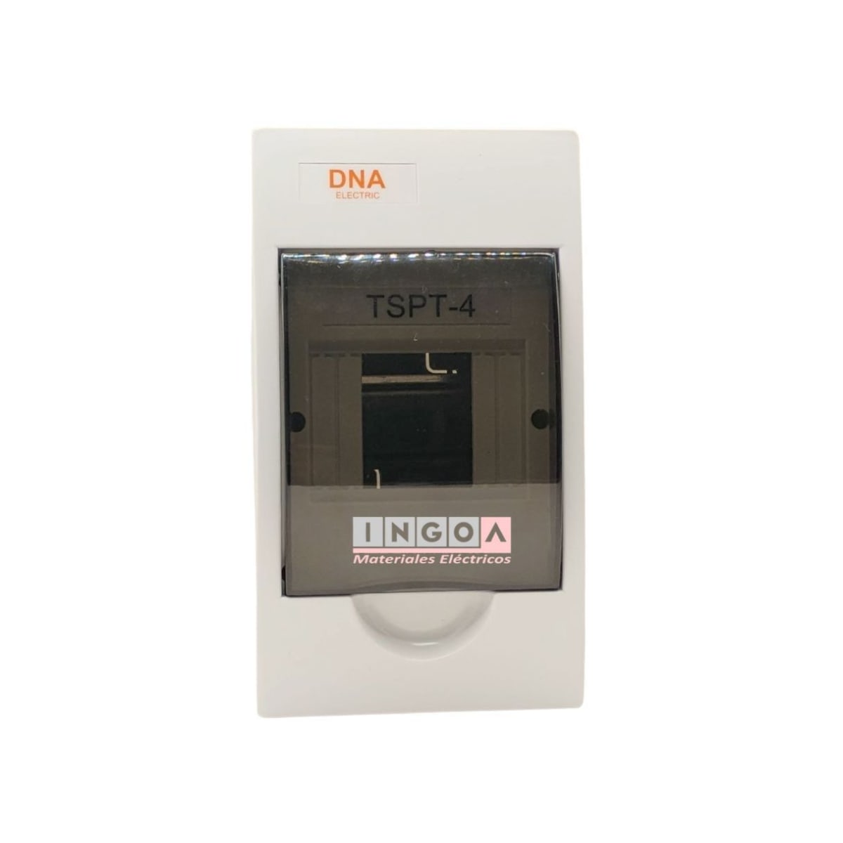 Tablero Plastico 4 Mod. Sobrep. Libre Halog. Tapa Humo2