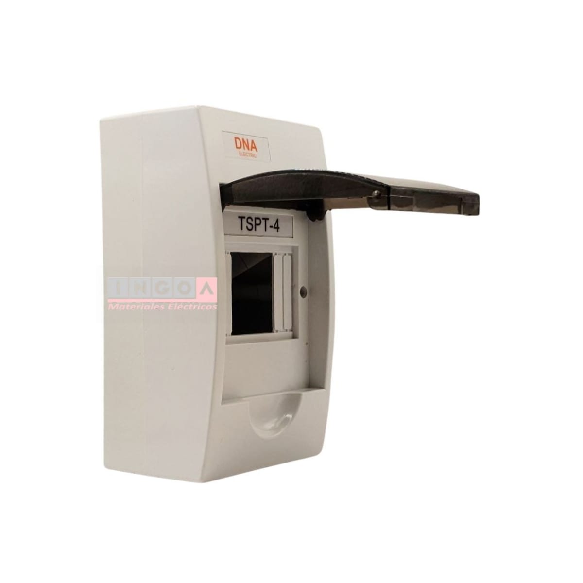 Tablero Plastico 4 Mod. Sobrep. Libre Halog. Tapa Humo4