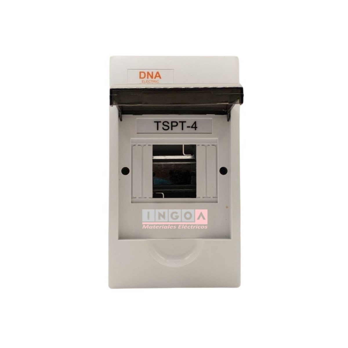 Tablero Plastico 4 Mod. Sobrep. Libre Halog. Tapa Humo5