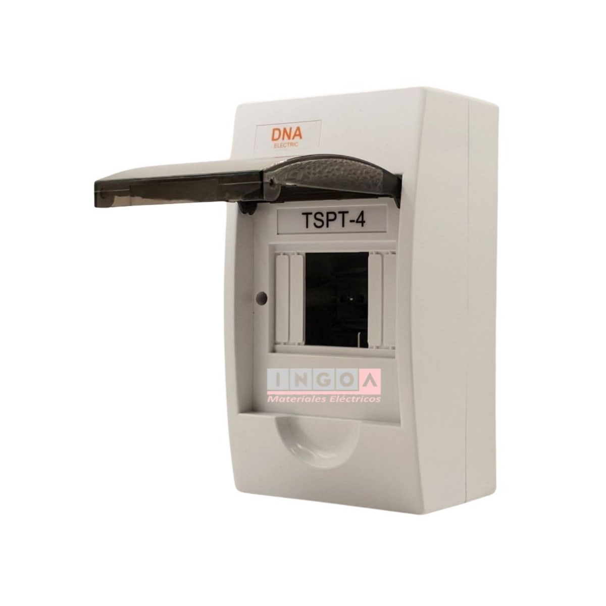 Tablero Plastico 4 Mod. Sobrep. Libre Halog. Tapa Humo6