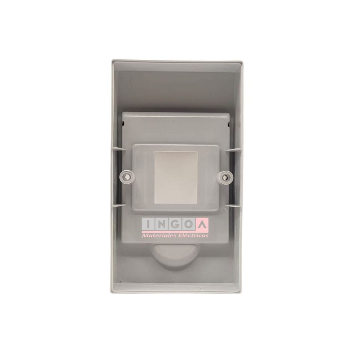 Tablero Plastico 4 Mod. Sobrep. Libre Halog. Tapa Humo8