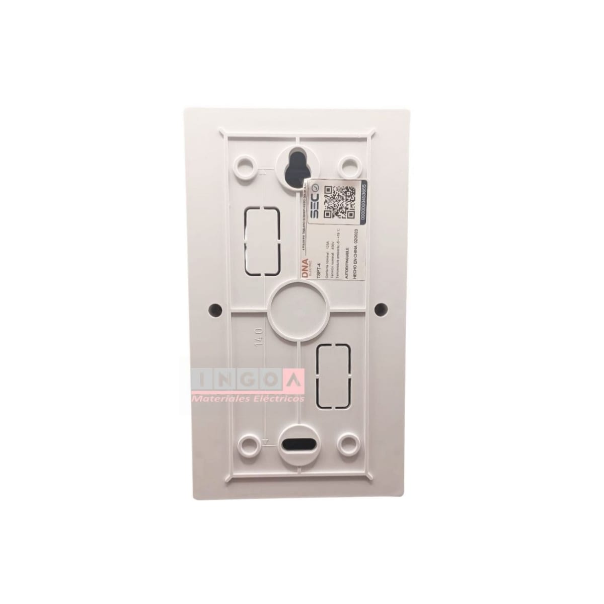 Tablero Plastico 4 Mod. Sobrep. Libre Halog. Tapa Humo9