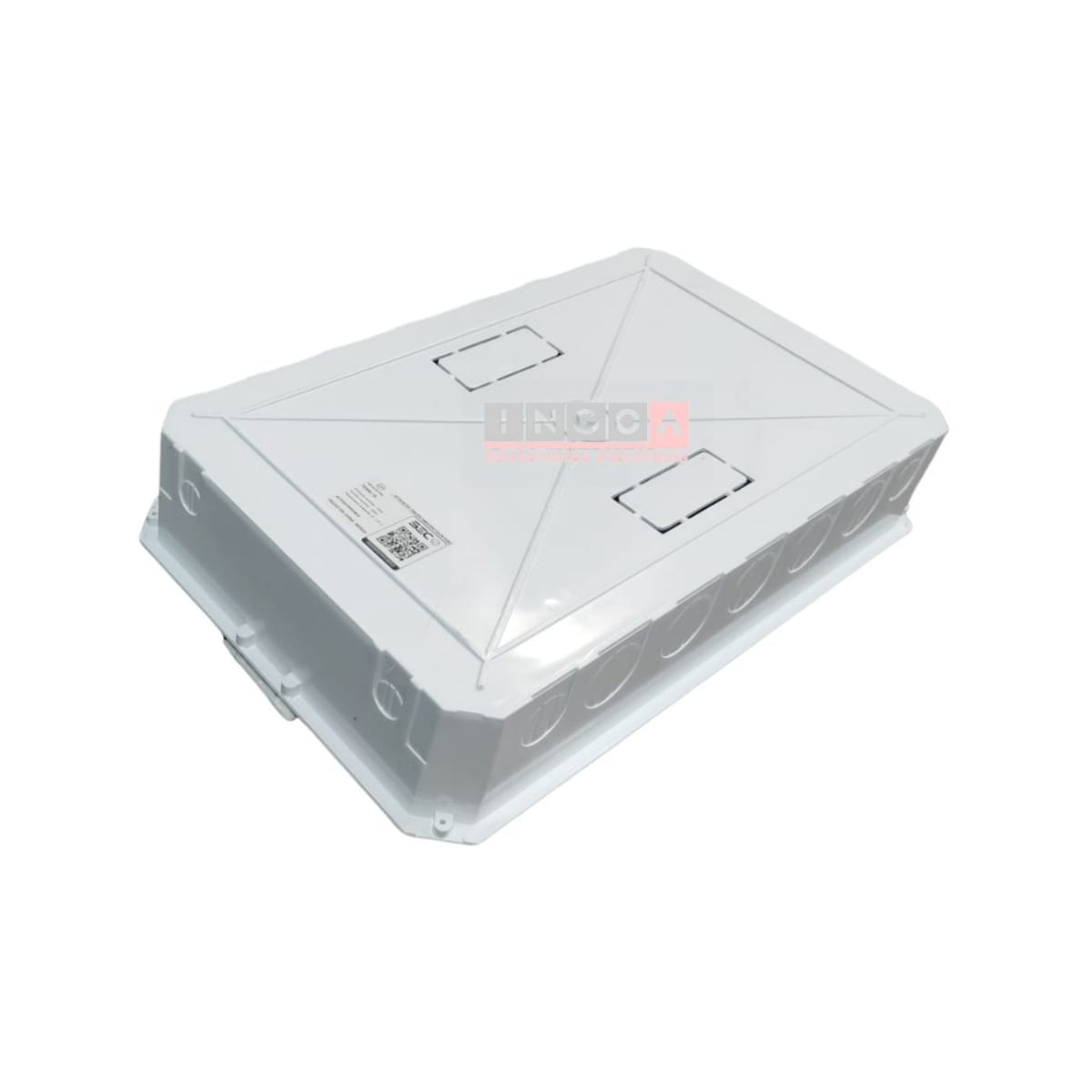 Tablero Plastico 18 Modulos Embutido Libre Halog. Tapa Humo10