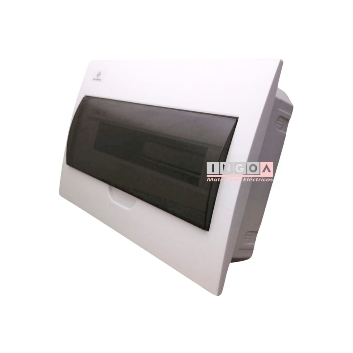 Tablero Plastico 18 Modulos Embutido Libre Halog. Tapa Humo2