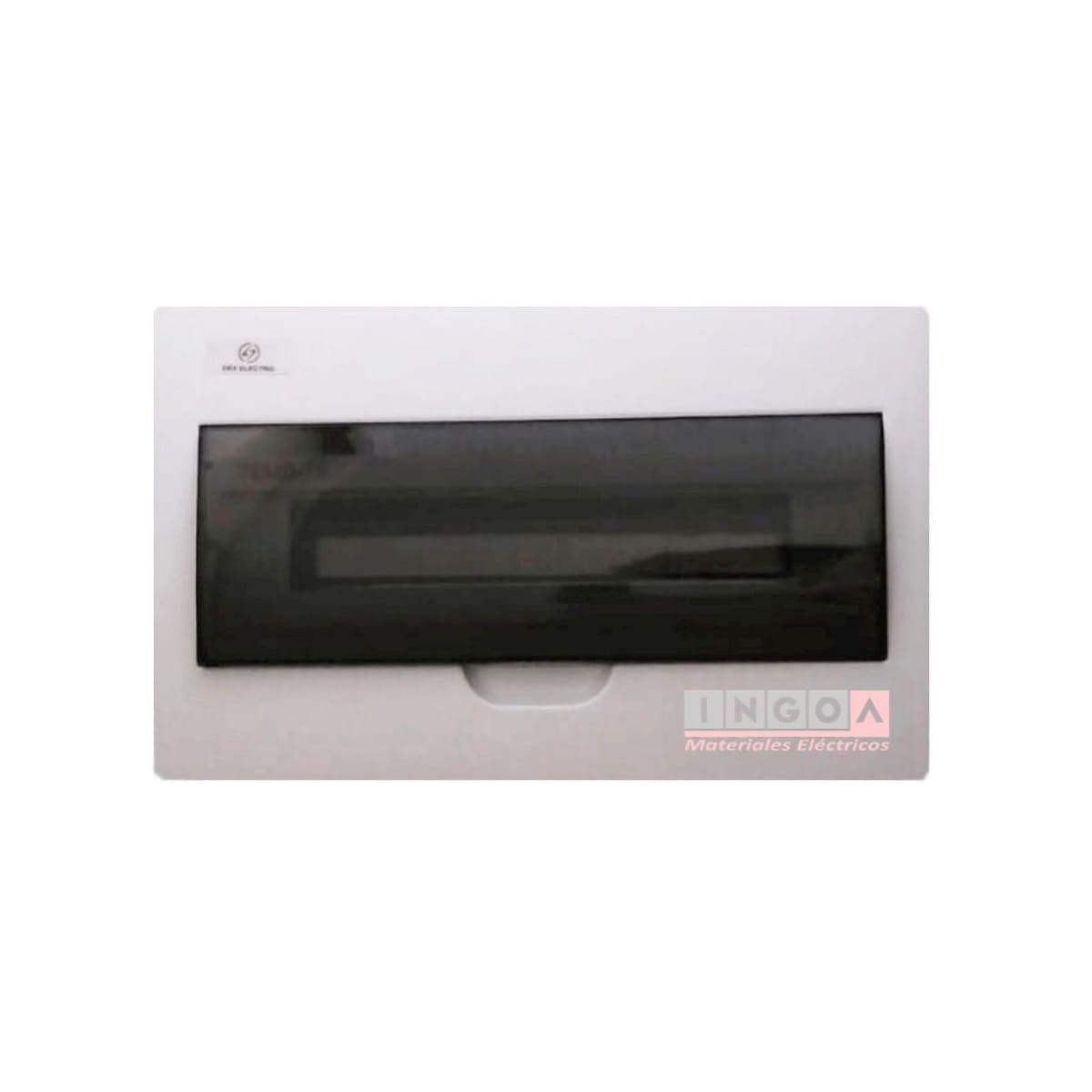 Tablero Plastico 18 Modulos Embutido Libre Halog. Tapa Humo3