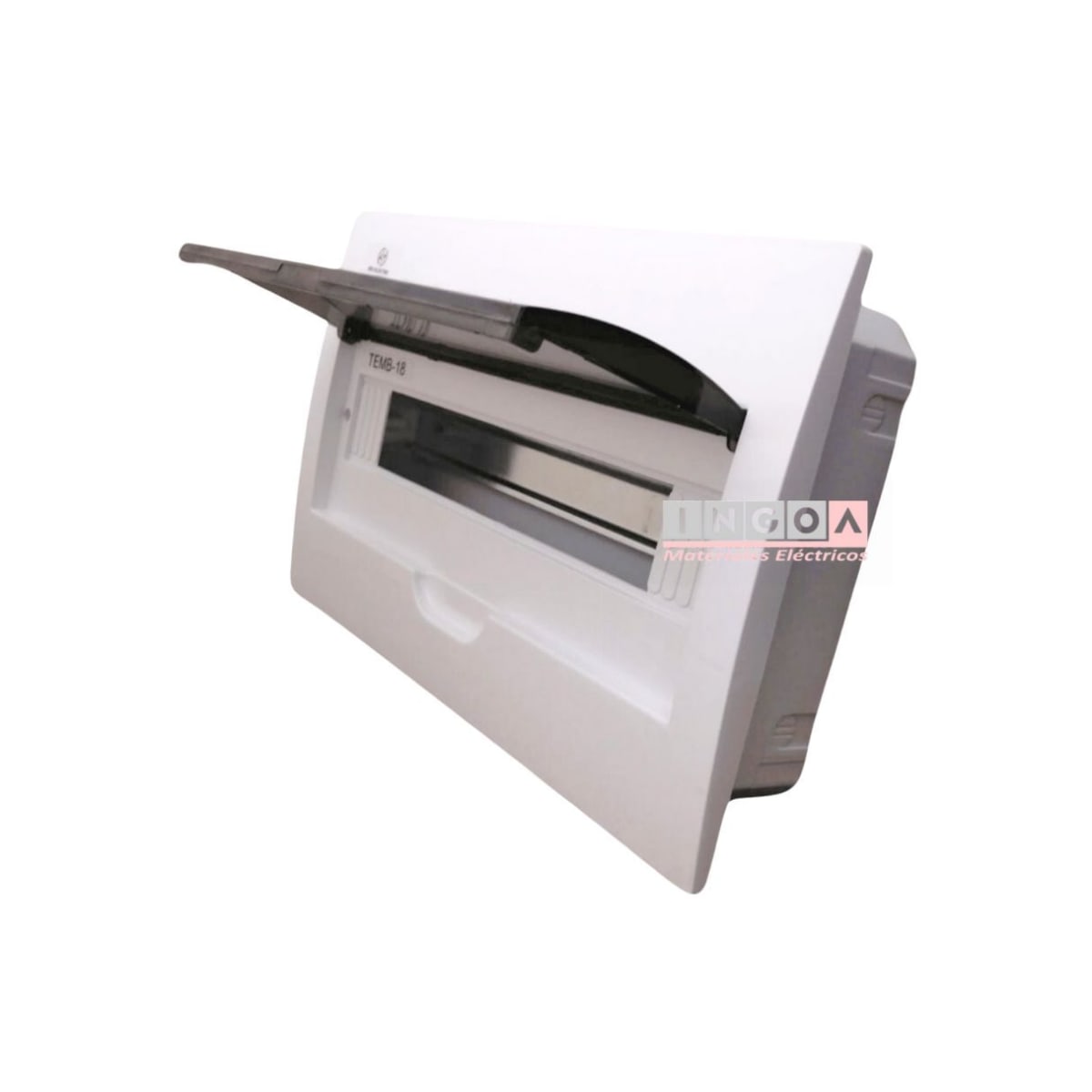 Tablero Plastico 18 Modulos Embutido Libre Halog. Tapa Humo6