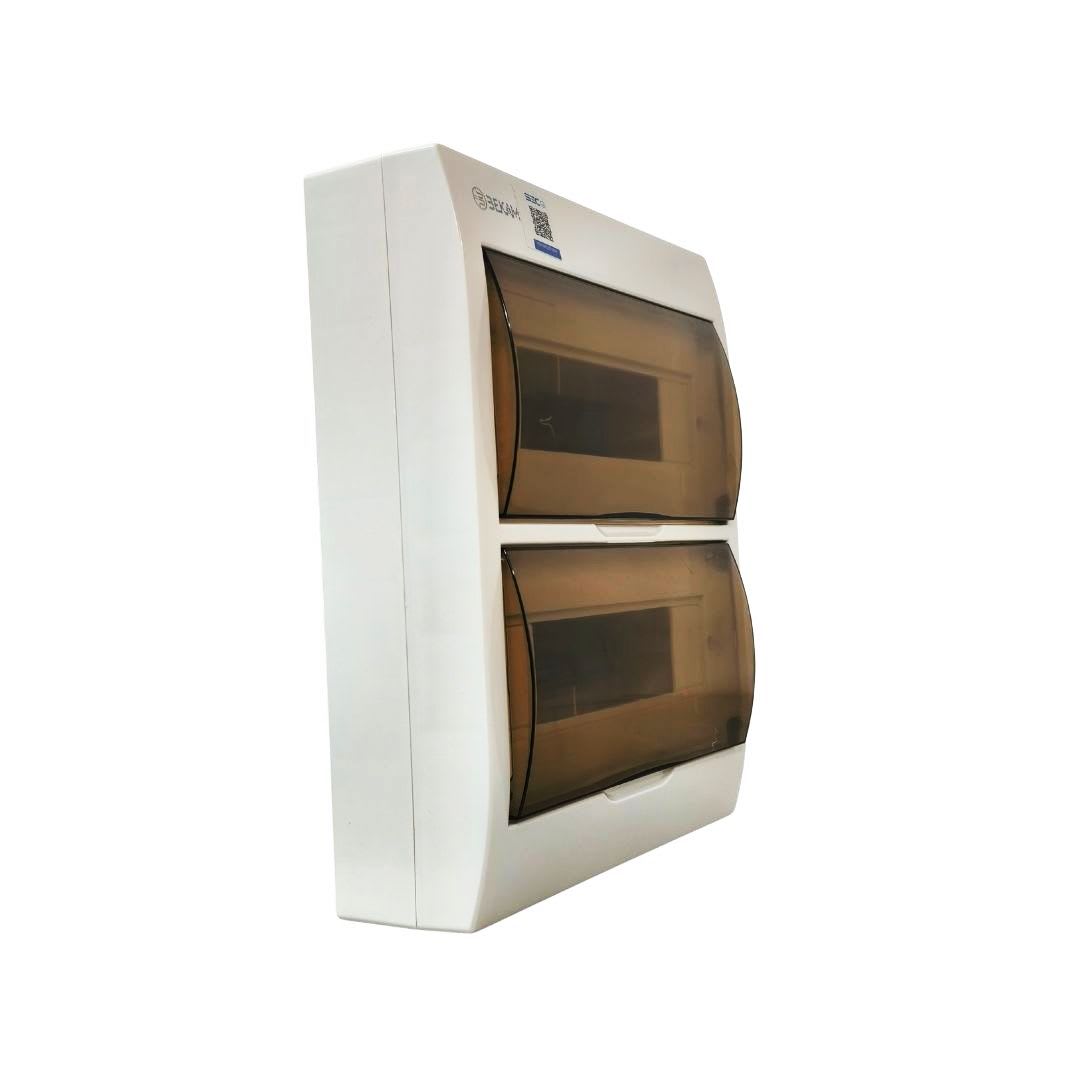 Tablero Plastico 36 Mod. Sobrep. Libre Halog. Tapa Humo 0