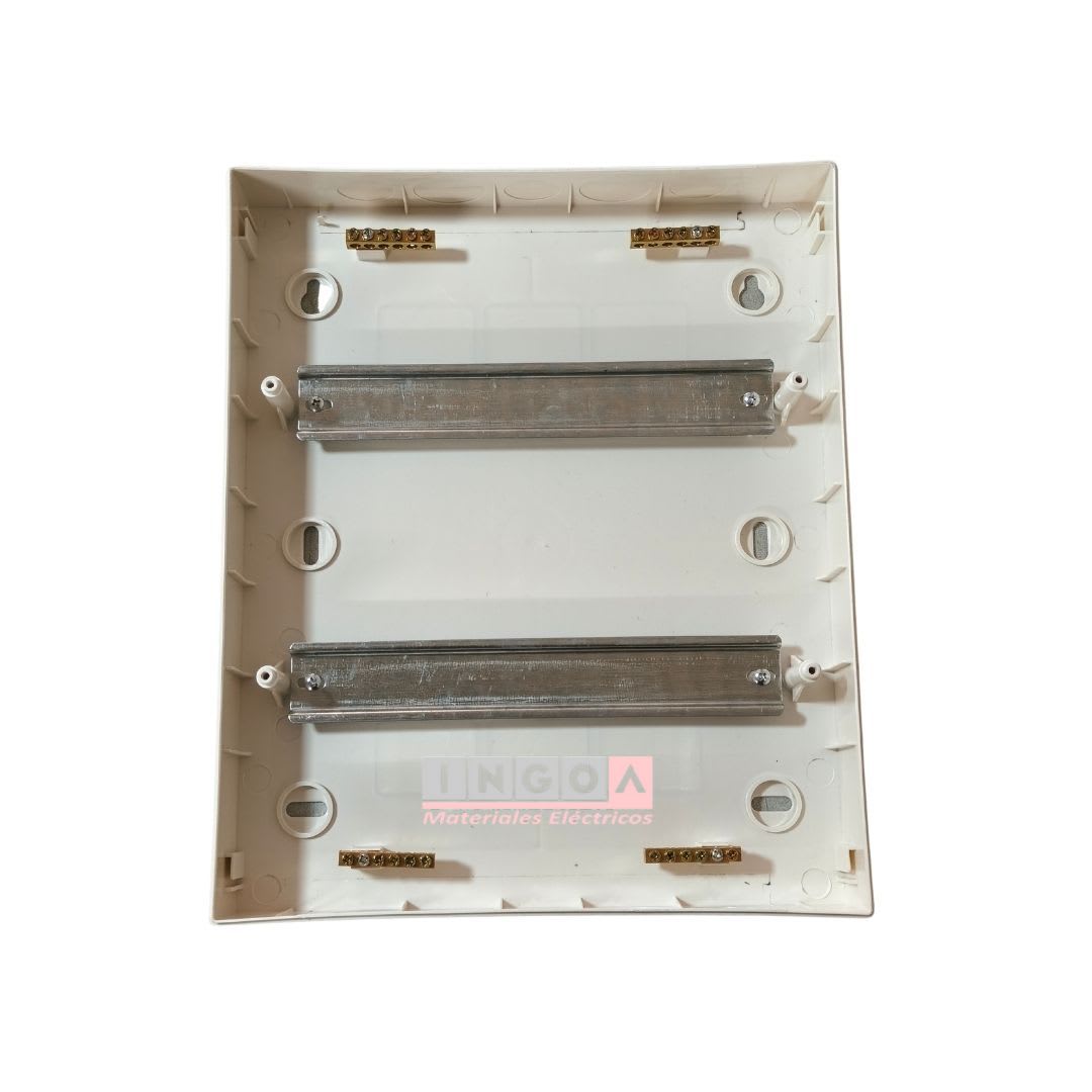 Tablero Plastico 24 Mod. Sobrep. Tapa Humo - DRL4