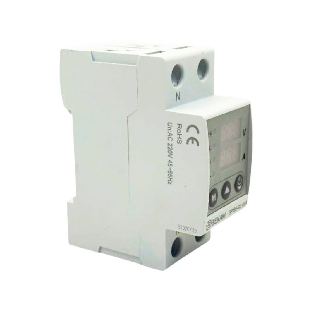 Rele Protector de Voltaje y Corriente Monofasico 40A - Bekam - Imagen Principal