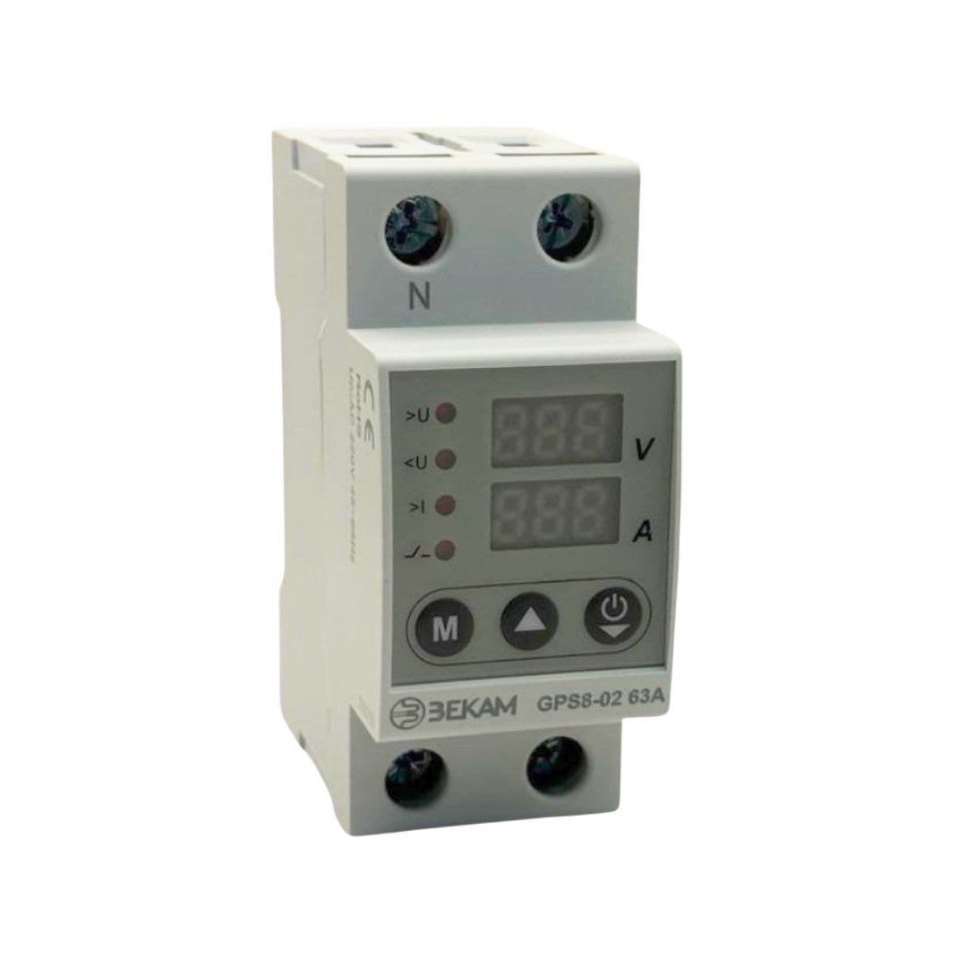 Rele Protector de Voltaje y Corriente Monofasico 63A - Bekam - Imagen Principal