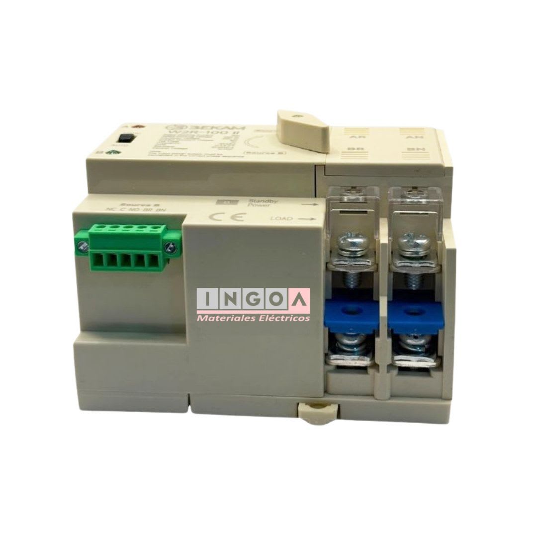 Switch de Transferencia Automatica 2 Polos 100A ATS-2P100 - Bekam - Vista 3