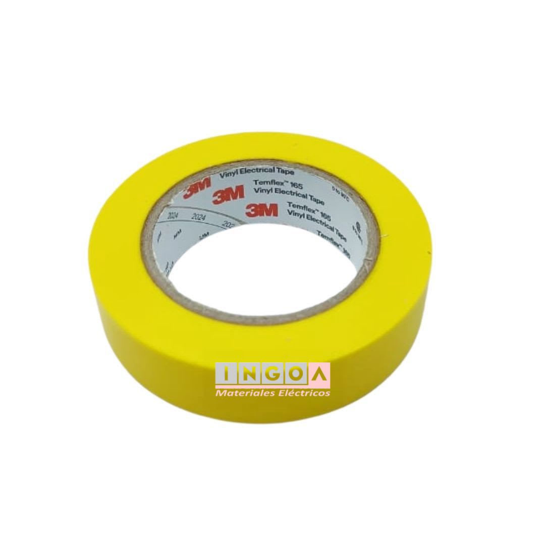 Huincha Aisladora 3M Amarillo 15mmx10mtx0.15mm2
