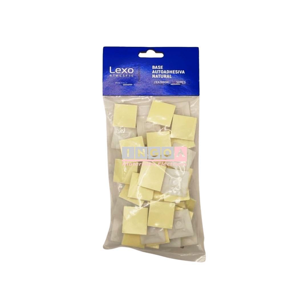 Base Autoadhesiva Caluga Blanca 28x28mm (50 Un)4
