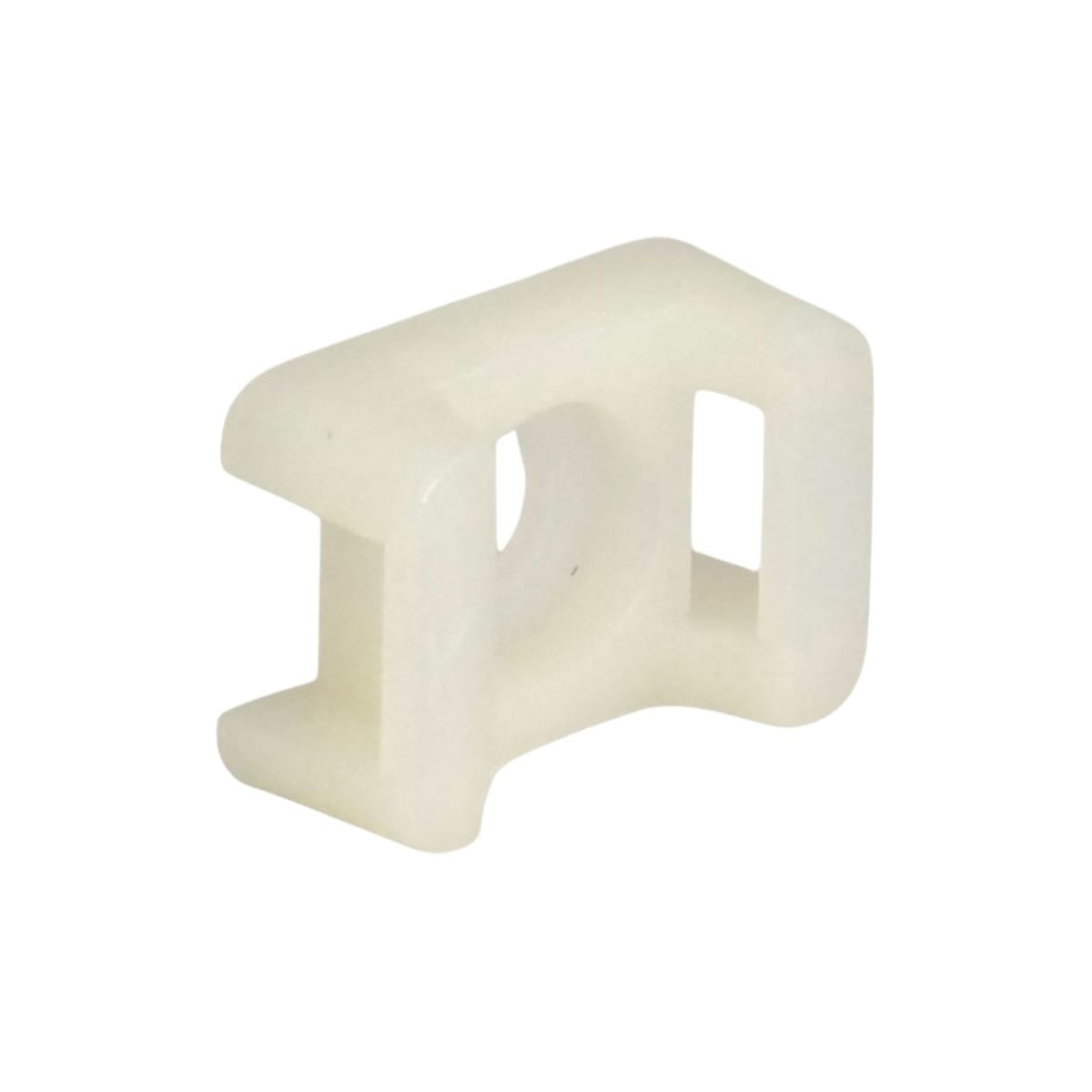 Base Atornillable para Amarra Tipo Chilectra Caluga Blanca 23x16x9mm (100 Un) 0