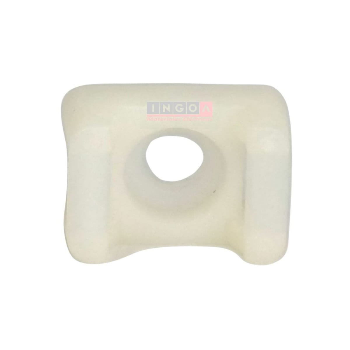 Base Atornillable para Amarra Tipo Chilectra Caluga Blanca 23x16x9mm (100 Un)2