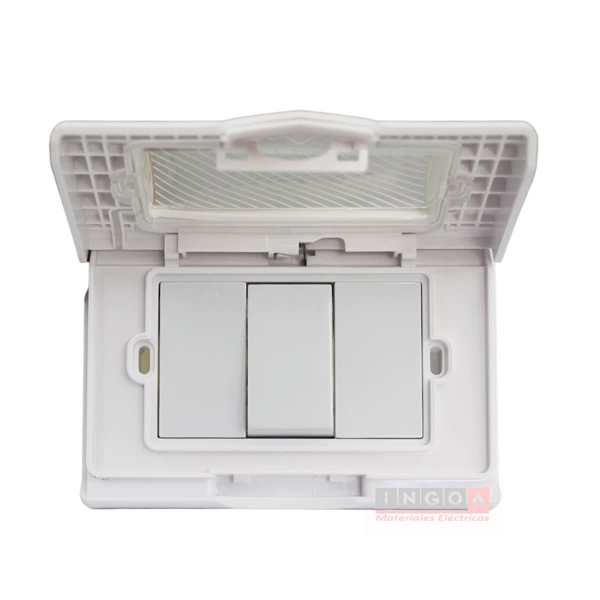 Hidrobox Interperie Emb. Interruptor 9/12 250V IP55 Stanford - Vista 3