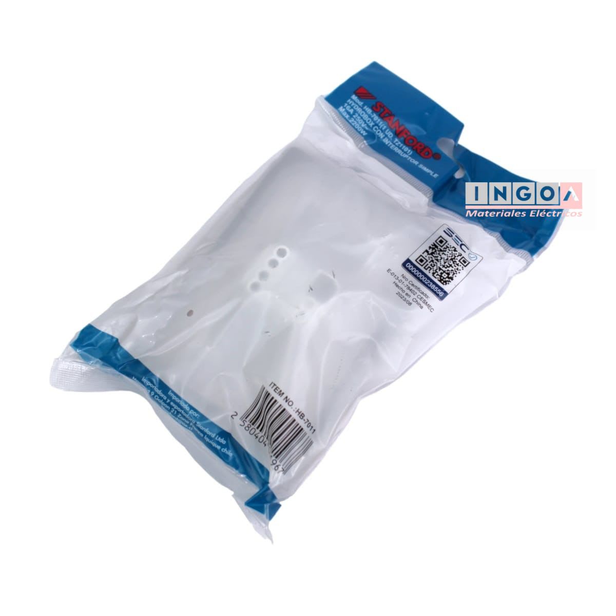 Hidrobox Interperie Emb. Interruptor 9/12 250V IP55 Stanford - Vista 6