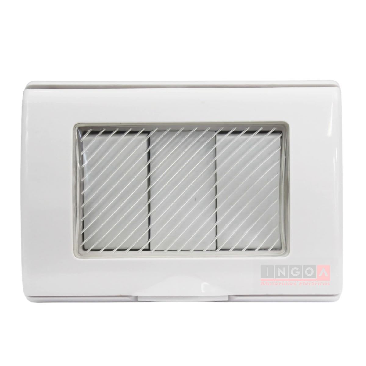 Hidrobox Interperie Emb. Interruptor Doble 9/15 250V IP55 Stanford - Vista 2