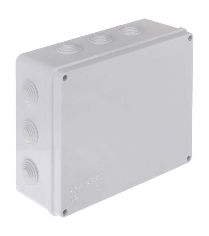 Caja Estanca 300X250X120MM IP65 C/Conos y Cierre C/Tornillos 0