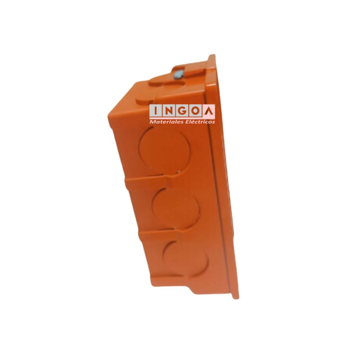Caja Distribucion C/Oreja Metalica 12E P/Tabique Naranja3
