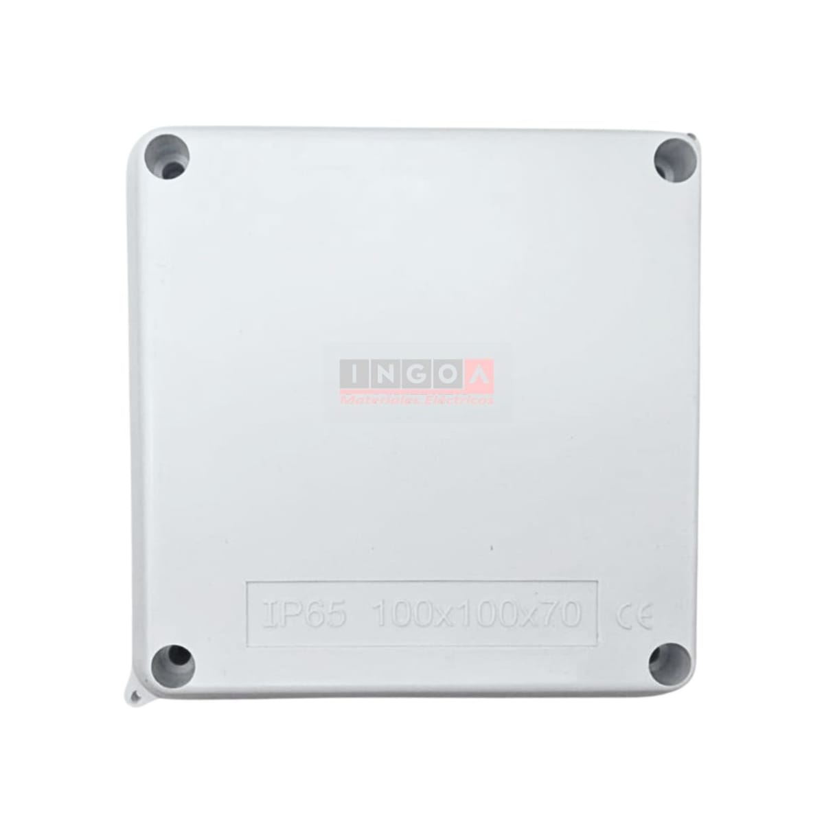 Caja Estanca 100X100X70MM IP65 Lisa y Cierre con Tornillos - Vista 2