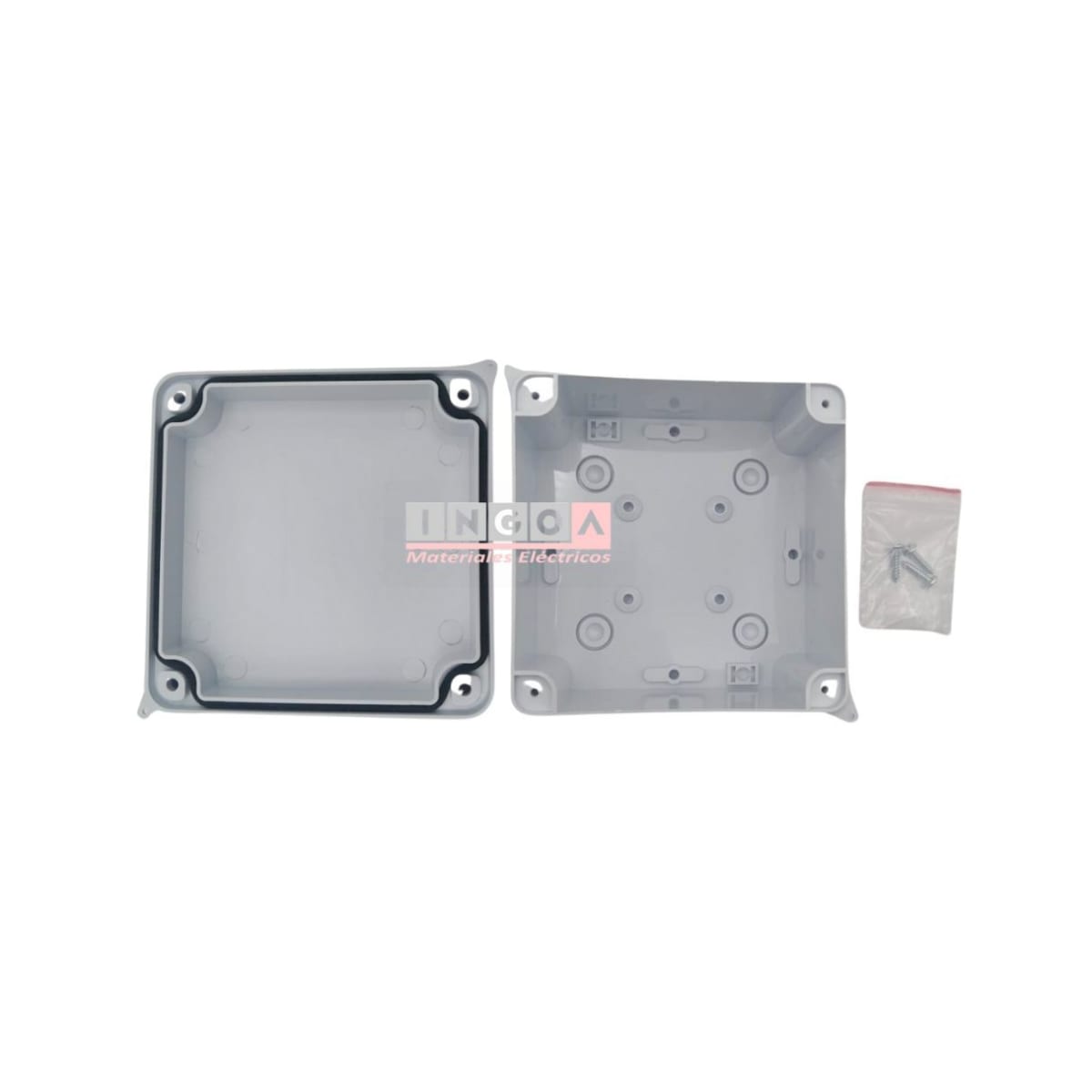 Caja Estanca 100X100X70MM IP65 Lisa y Cierre con Tornillos - Vista 7