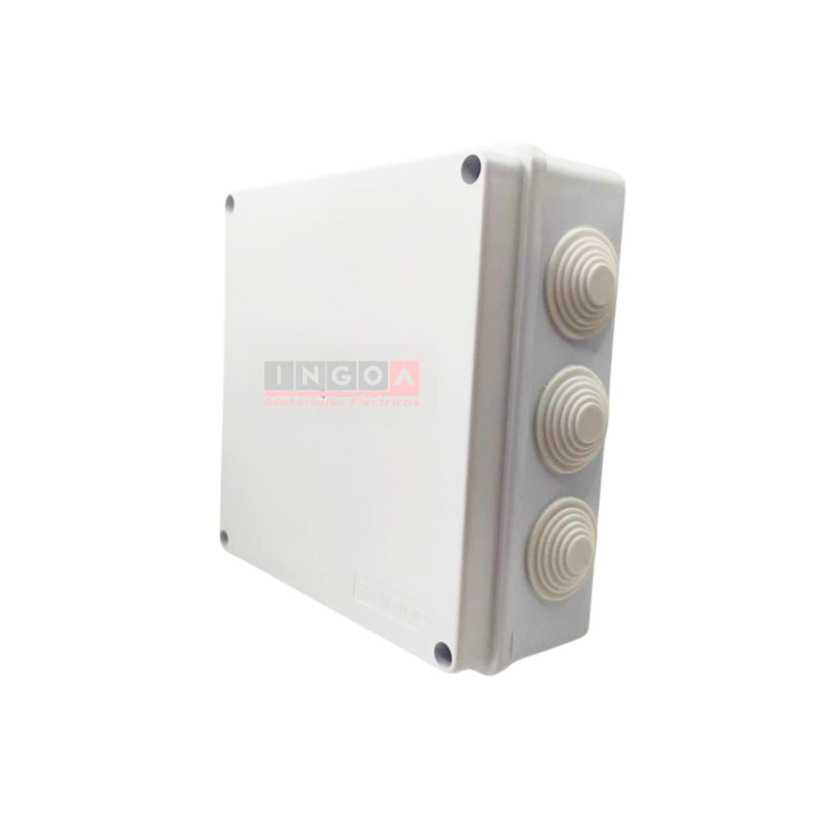 Caja Estanca 200X200X80MM IP65 C/Conos y Cierre C/Tornillos2