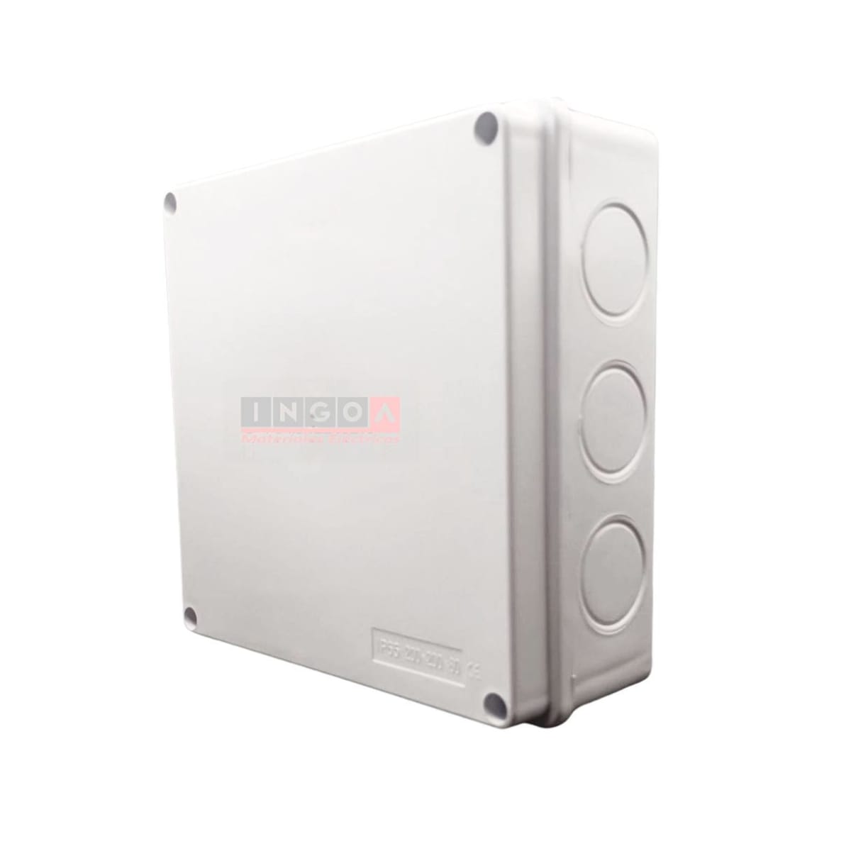 Caja Estanca 200X200X80MM IP65 Lisa y Cierre con Tornillos - Vista 2
