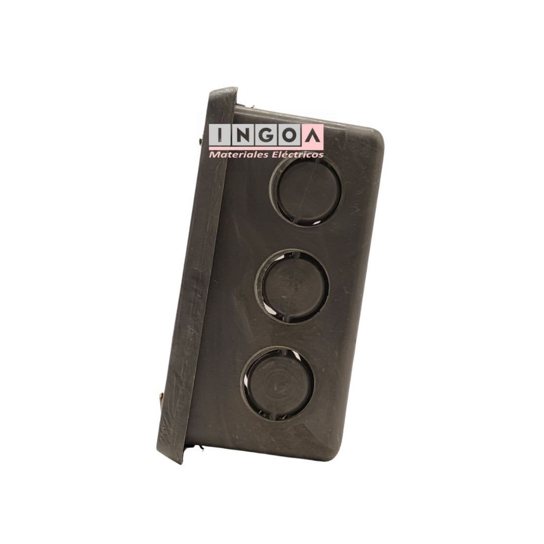 Caja Distribucion Gris C/Oreja Metalica 12E P/Losa4