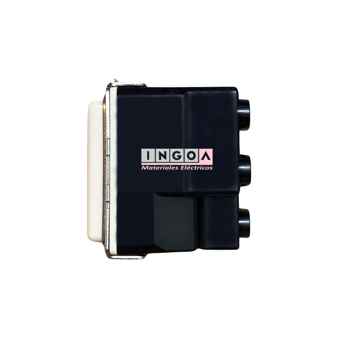 Modulo Enchufe 2P+T 10A Magic 5113 Marfil - Bticino - Vista 3