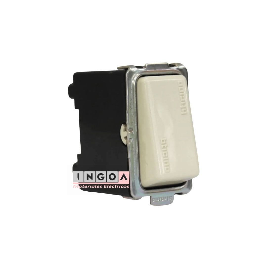 Modulo Interruptor 9/12 16A Magic 5001 Marfil - Bticino - Vista 2