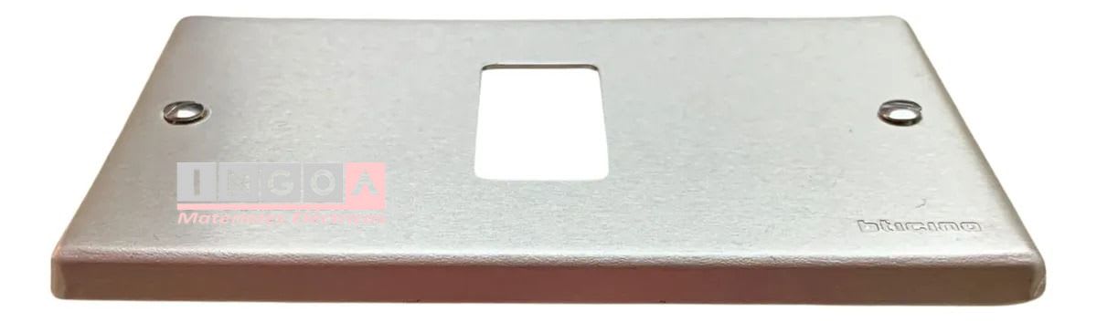 Placa Tapa Aluminio 1 Modulo Magic 503/1 - Bticino3