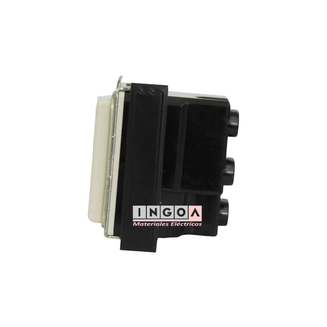 Modulo Enchufe 2P+T 10/16A Magic 5180 Marfil - Bticino - Vista 2