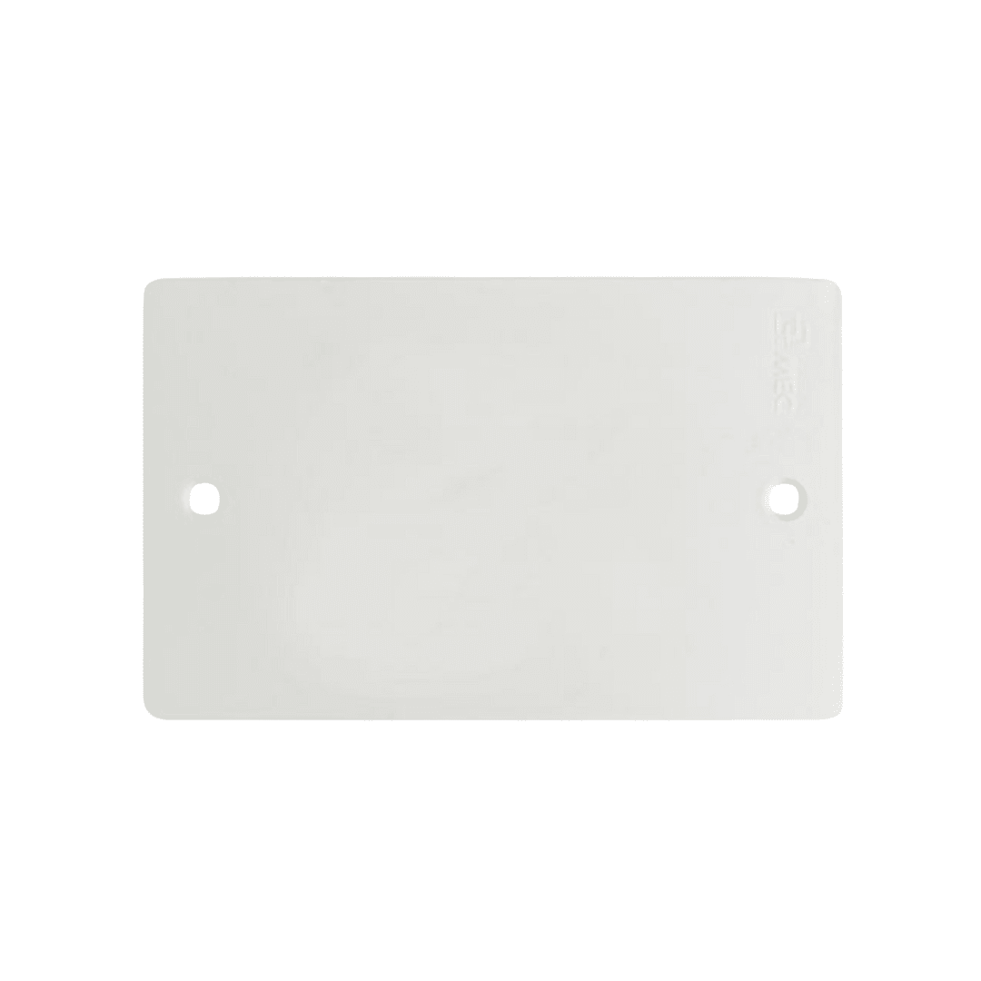 Tapa Ciega Rectangular PVC Blanca 105X65mm - Imagen Principal