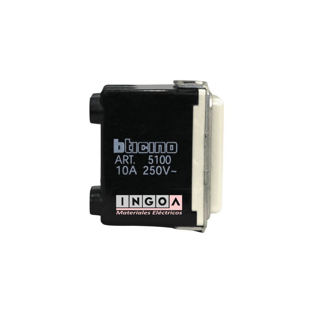 Modulo Toma Seguridad 2P + T 10A Magic Marfil - Bticino - Vista 3