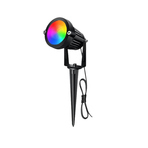 Foco Estaca con Led Integrado 5W RGB (Multicolores) IP65 Ø59x28mm 220V - Vista 3