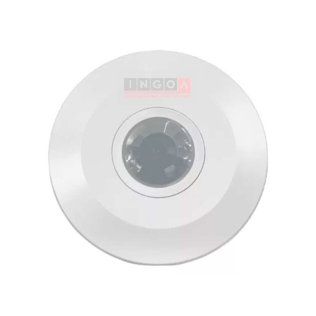 Sensor de Movimiento 360° Sobrepuesto Infrarrojo 10seg-15min IP202