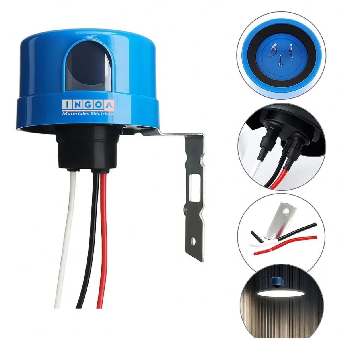 Fotocelda Con Base 10A 110-240Vac Stanford - Vista 2